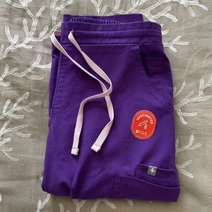 FIGS Ultra Violet Yola Scrub Pants
